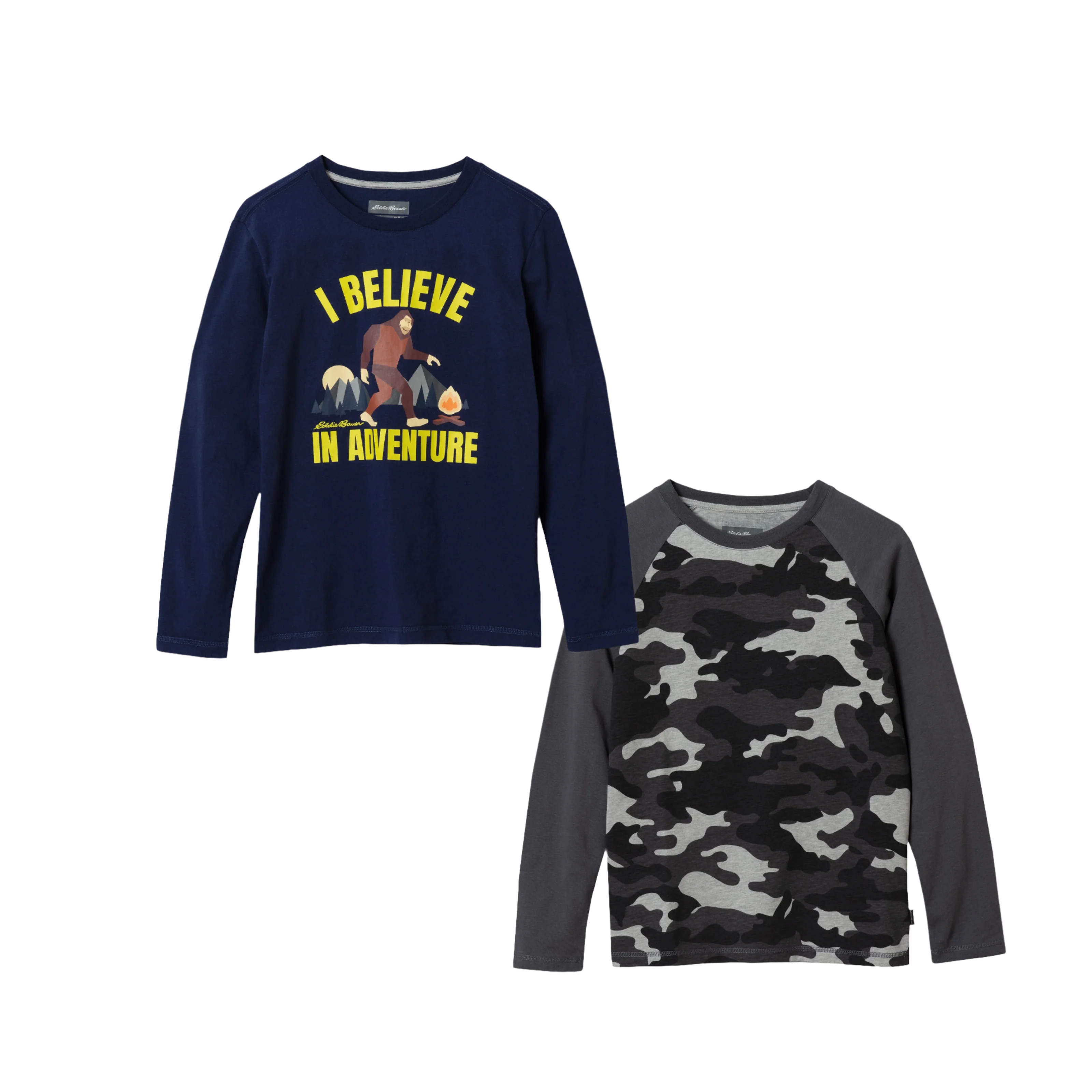 Boys Graphic Long-Sleeve T-Shirt - 2 Pack