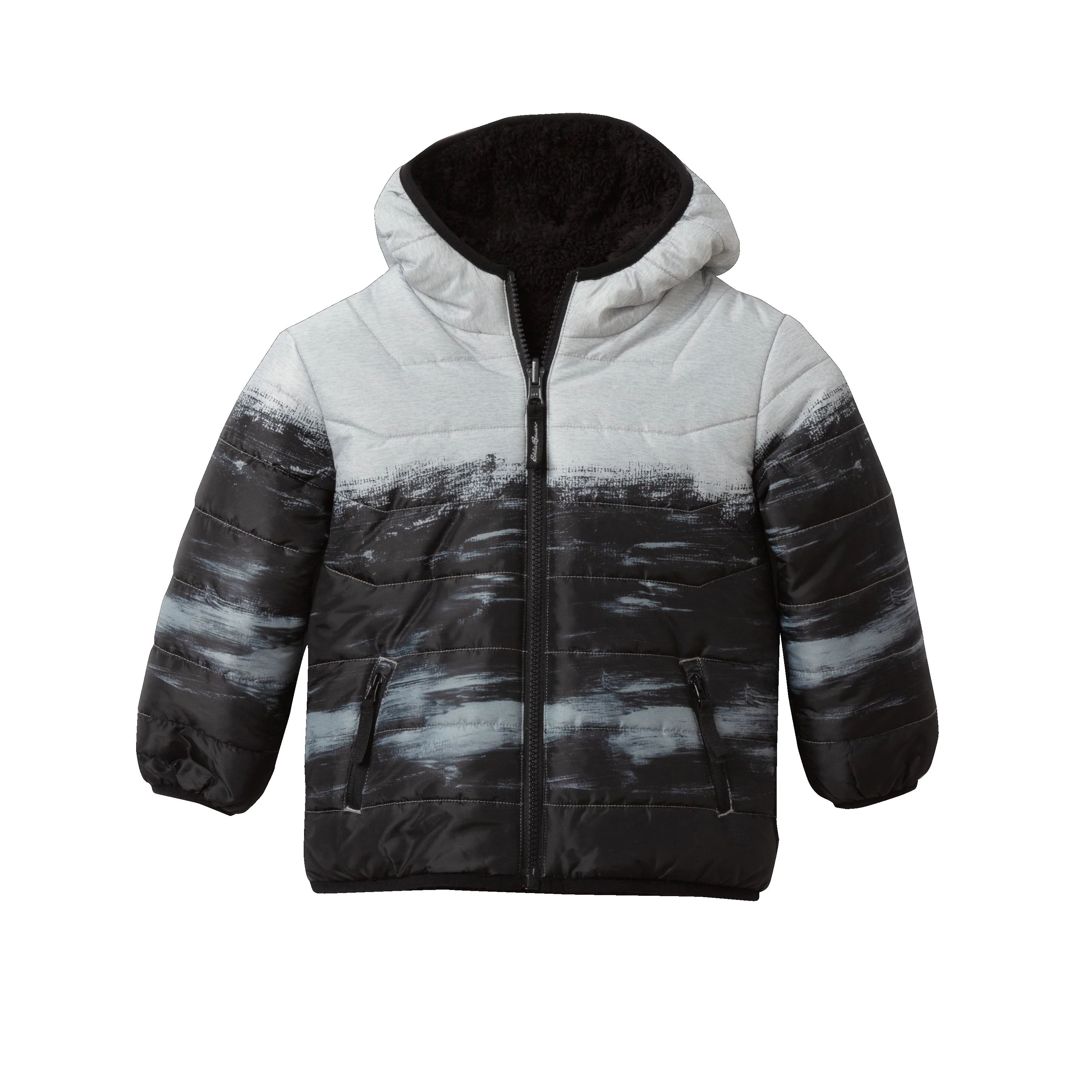 Toddler Boys Deer Harbor Reversible Hooded Jacket