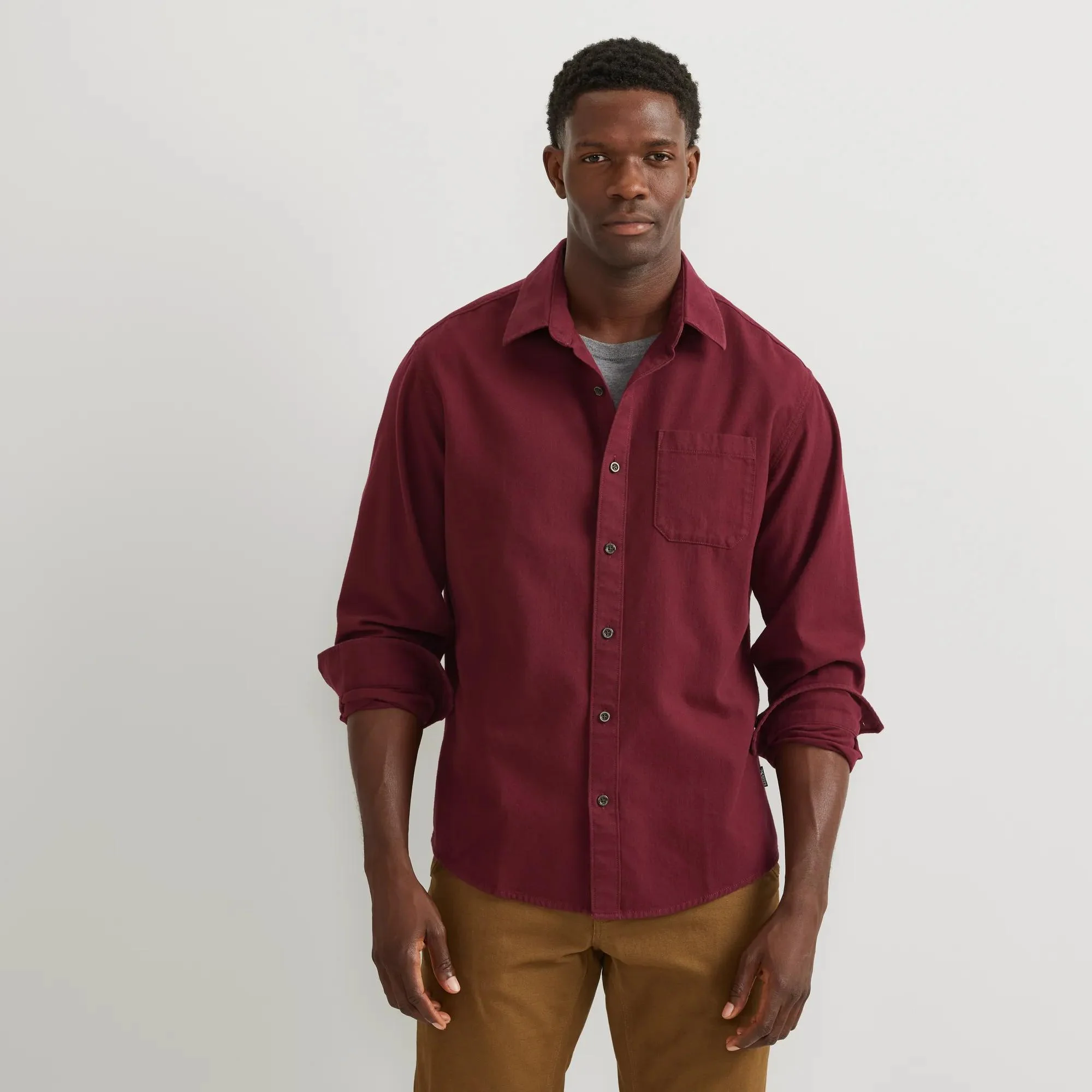 Men's Eddie's Favorite Flannel Classic Fit Shirt - Solid