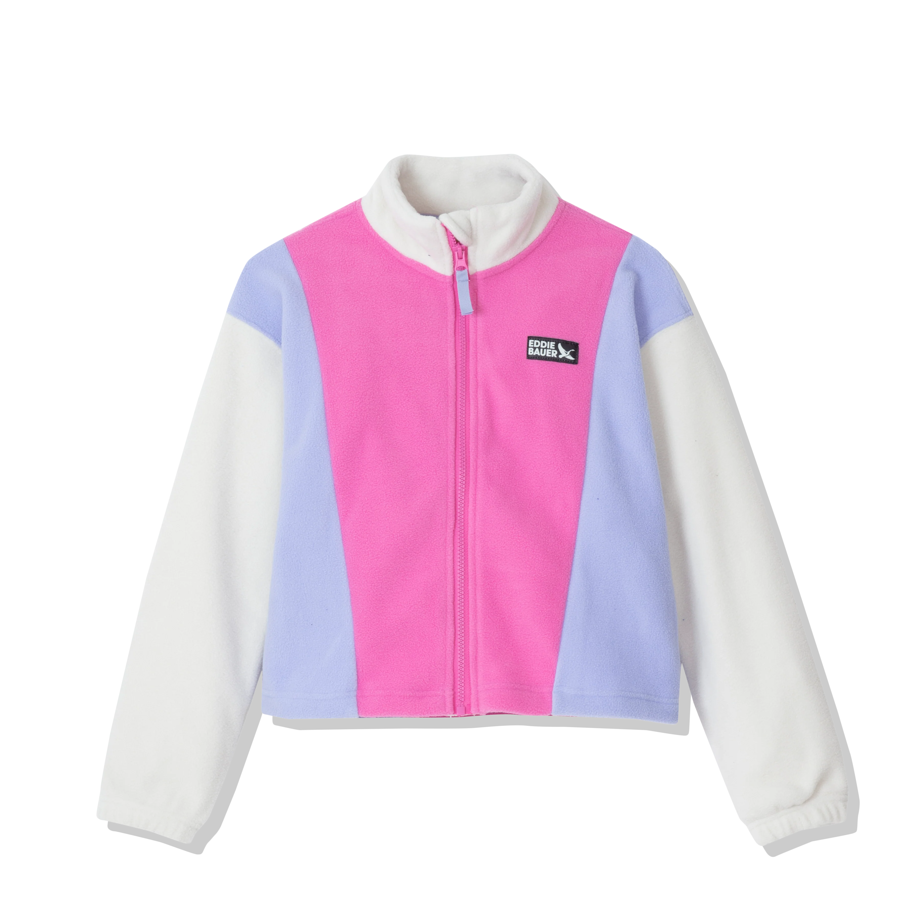 Girls Quest Fleece Colorblock Full Zip Jacket