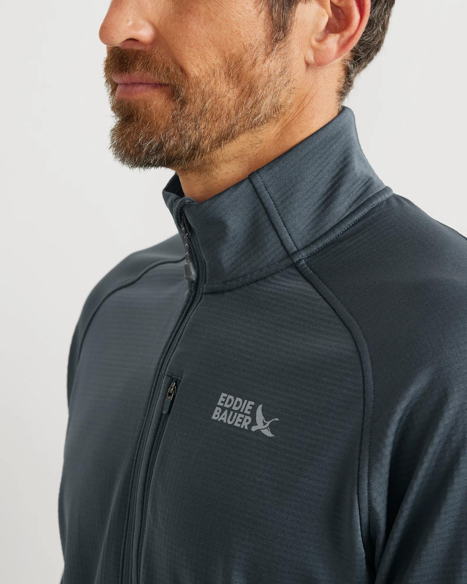 Men's High Route Grid Fleece-Lined 1/2-Zip Pullover