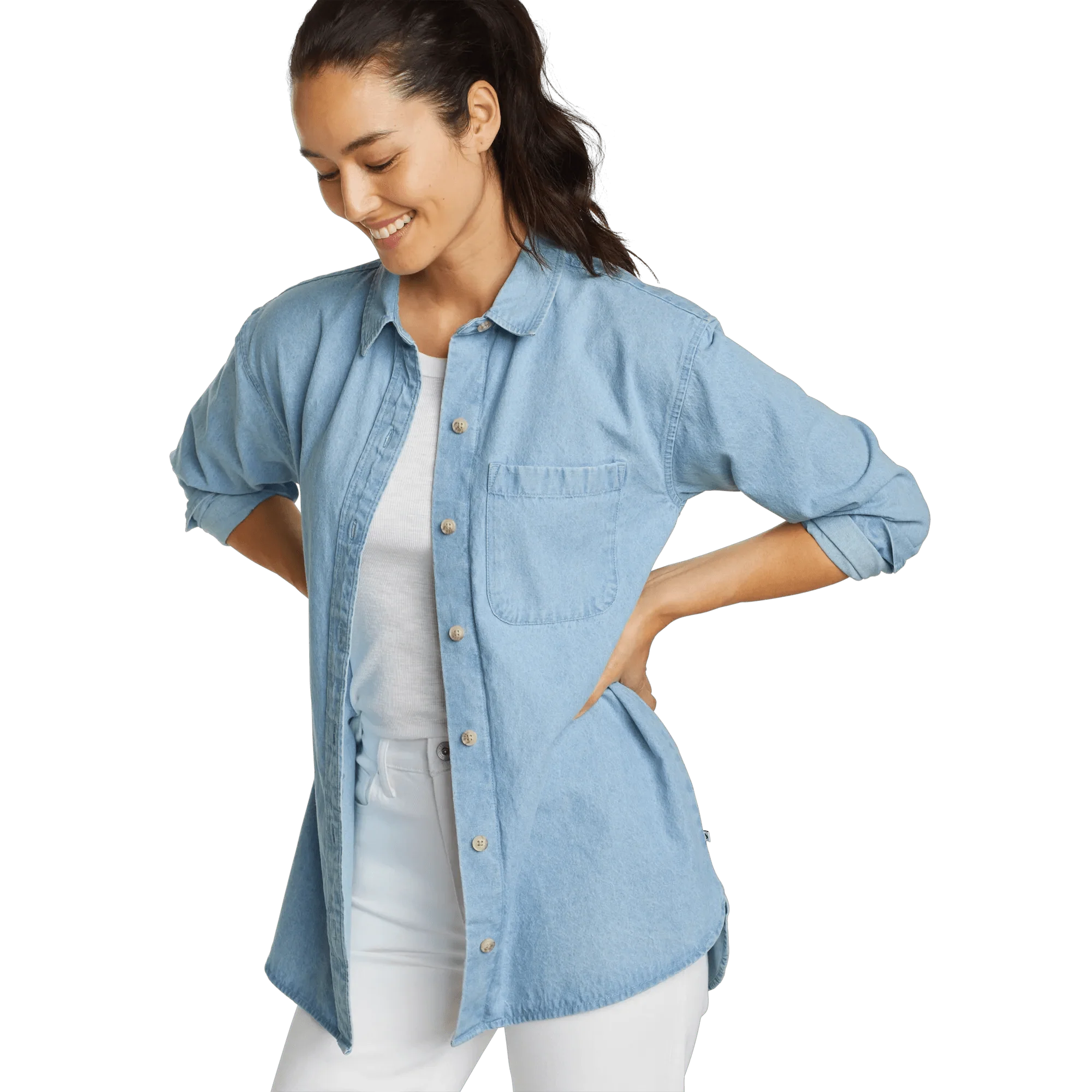 Women's Denim Overshirt