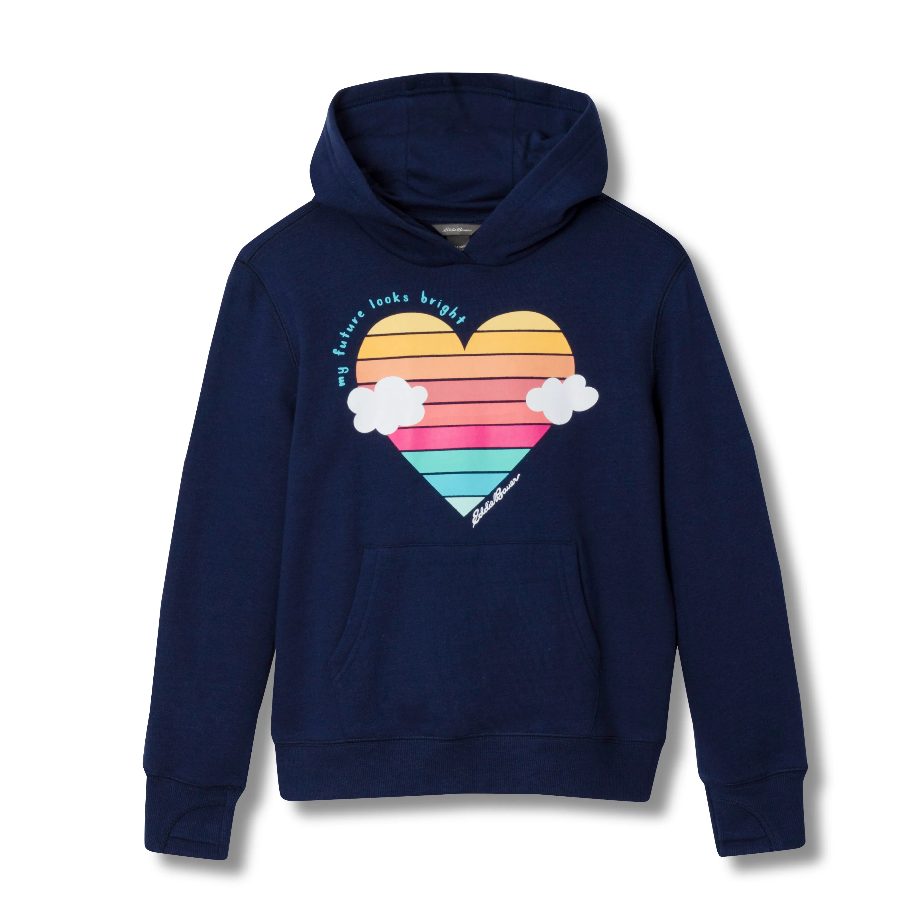 Girls Graphic Camp Fleece Hoodie