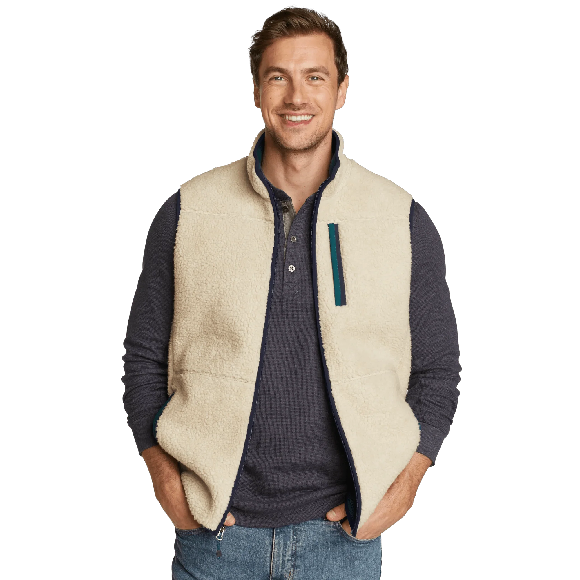 Men's Chilali Faux Shearling Fleece Vest